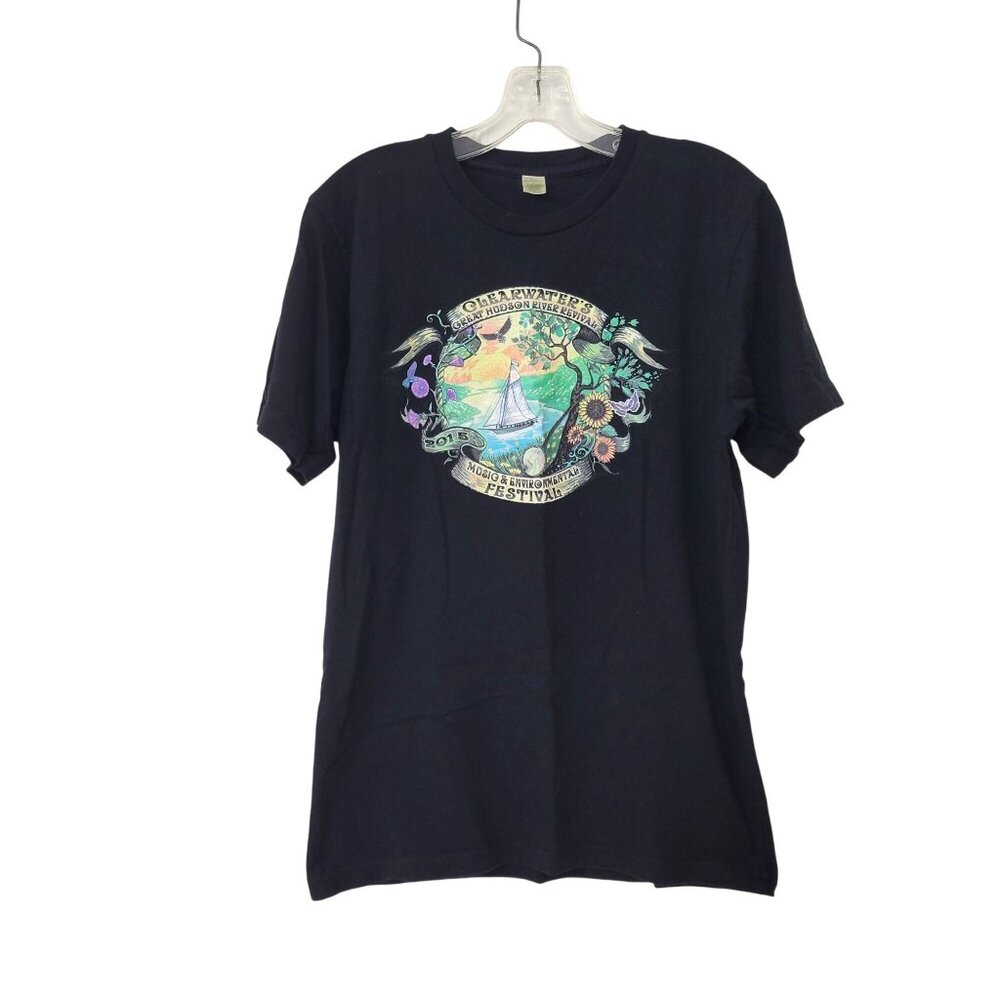 Clearwater Great Hudson River Revival 2015 Festival T-Shirt Stage Crew Size Medi - Picture 4 of 5